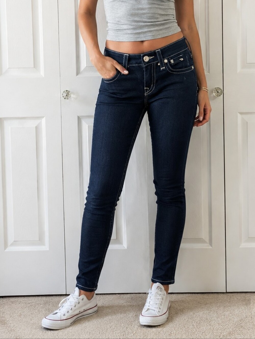 True Religion "Julie" Skinny Jeans - Size 32